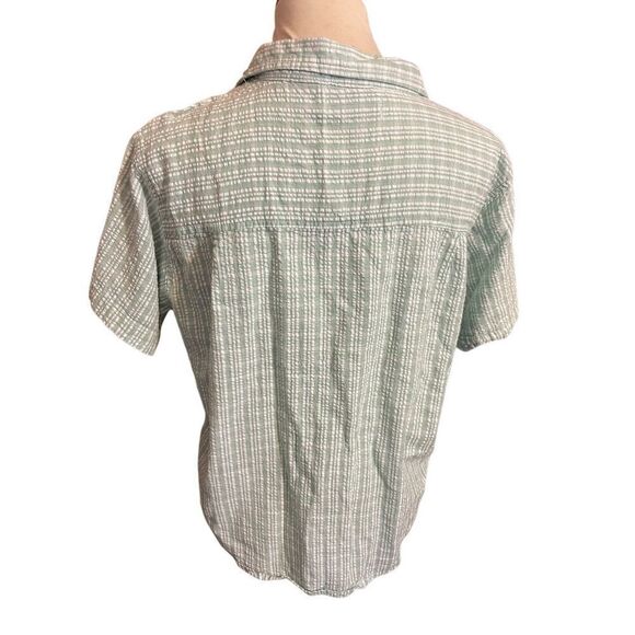 Shenanigans Women’s Vintage 80’s/90’s Checkered Green & White 100% Cotton Short - Picture 3 of 10